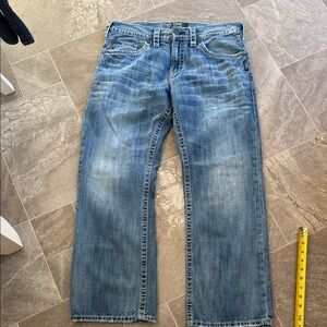 Silver ZAC 34/30 Men's Blue medium wash Jeans EUC